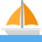 Sailboat emoji on Twitter